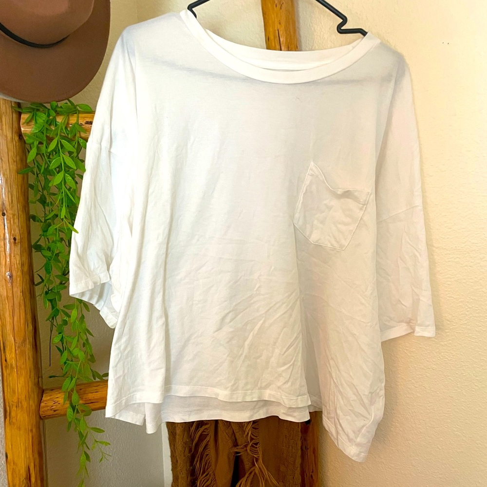American Eagle White Crop Top